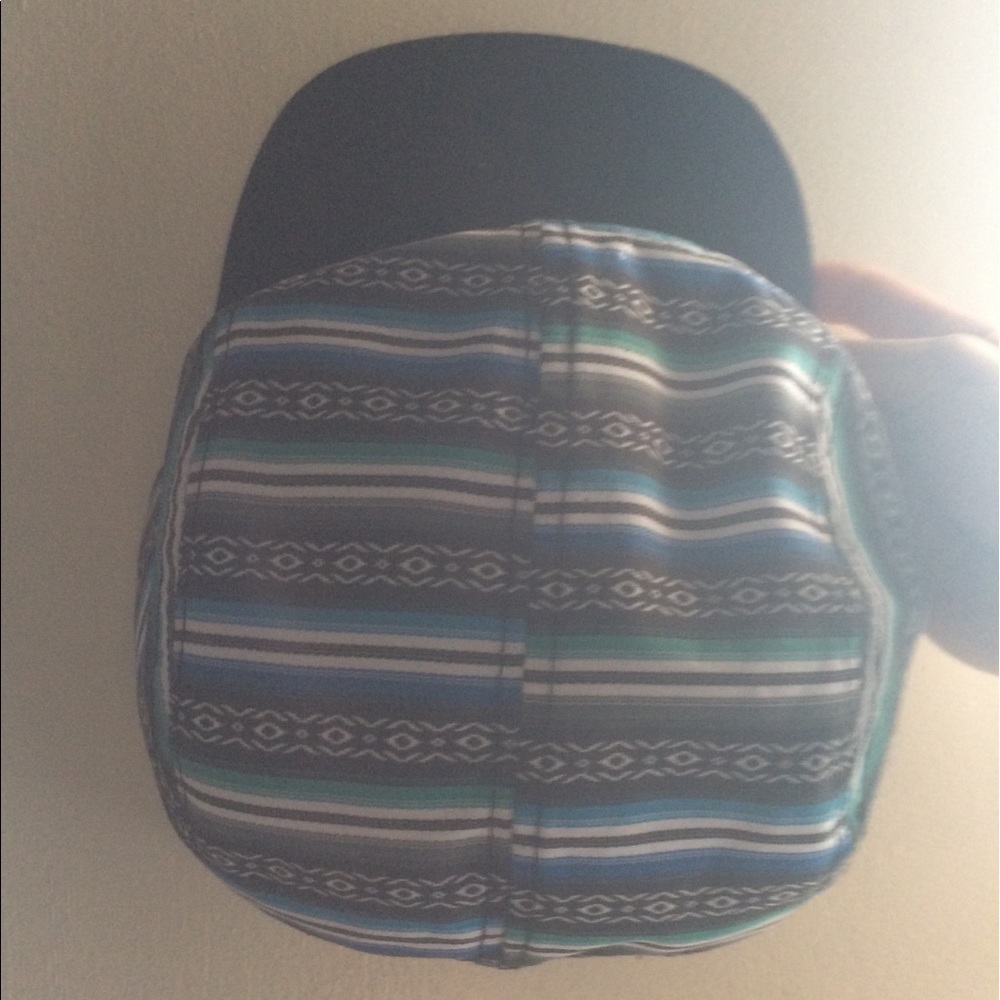 Tribal/Aztec Print Flat-bill Hat (for med/l head)